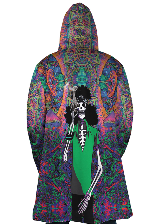 Trippy Hippie Trip Brook One Piece Hooded Cloak Coat