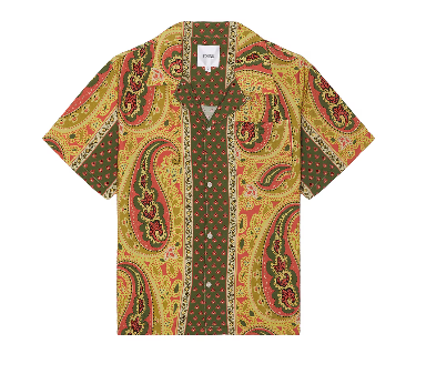 Paisley Short Sleeve Camp Shirt